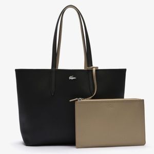 SAVE $70 - NWT LACOSTE ANNA REVERSIBLE BICOLOR TOTE BAG - 2 TOTES IN 1